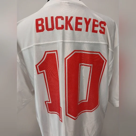 Starter Ohio State Buckeyes #10 Jersey Size XL Unisex - Picture 7 of 14